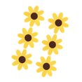 thumbnail image 4 of Applique Brodée à Coudre, 6 Pcs Patch Brodé Tournesol Solution Innovante pour Vêtements, 4 of 12
