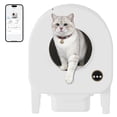 thumbnail image 1 of Automatic Self Cleaning Cat Litter Box 68L, APP Remote Control Smart Litter Box with Dual Safety Sensors, Odor Control System for Multiple Cats, WiFi Version, 1 of 8