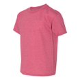 thumbnail image 3 of Gildan Youth Softstyle T-Shirt, L, Heather Cardinal, 3 of 3