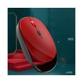 thumbnail image 5 of XYH60 Wireless Mouse Mute Ergonomic Design Plug Play 2.4GHz Bluetooth-compatible 1600DPI Mouse for Office - Pink, 5 of 5