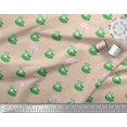 thumbnail image 3 of Soimoi Rayon Fabric Lotus & Frog Kids Fabric Prints by Yard 42 Inch Wide, 3 of 3
