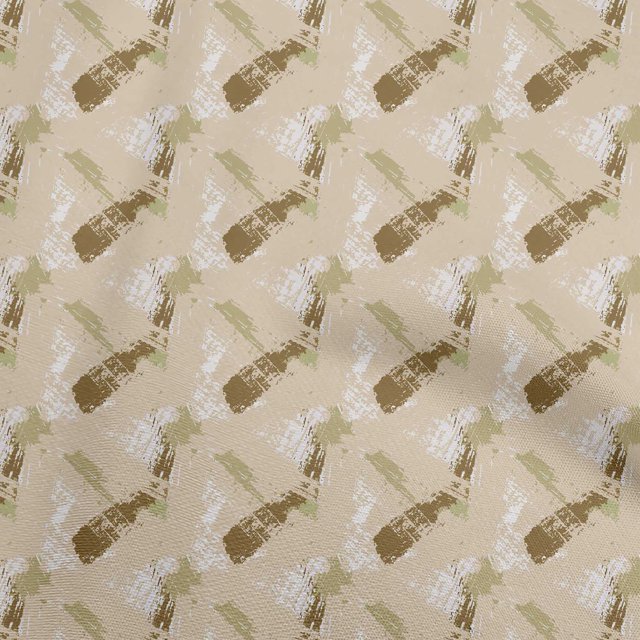 oneOone Velvet Light Brown Fabric Abstracts Craft Projects Decor Fabric Printed By The Yard 58 Inch Wide