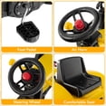 thumbnail image 3 of OLAKIDS Excavatrice à Chevaucher pour Enfants, Voiture à Pédales Bulldozer avec Godet à Commande Manuelle, Remorque de Chargement Détachable, Pelle, Râteau, 6 Roues, Klaxon, Tracteur de Construction pour Tout-Petits 3+, 3 of 9
