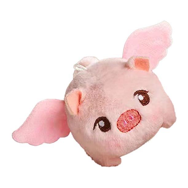 Jouet en Peluche Cochon, Attire Cochon Volant Jouet Secouant la Queue Confortable pour Sacs à Dos Blanc, Rose, Bleu Jouet en Peluche Cochon, Attire Cochon Volant Jouet Secouant la Queue Confortable pour Sacs à Dos Blanc, Rose, Bleu