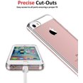 thumbnail image 1 of Vultic iPhone 5 / 5S / SE Case - Soft Slim TPU [Crystal Clear] Transparent Protective Back Cover for Apple iPhone SE,, 1 of 5