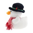 thumbnail image 3 of CANARD DE NOËL BONHOMME DE NEIGE MOYEN AVEC CHAPEAU, 3 of 5