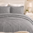 thumbnail image 1 of Swift Home Waffle Square Prewashed Duvet Cover Set, 1 of 5