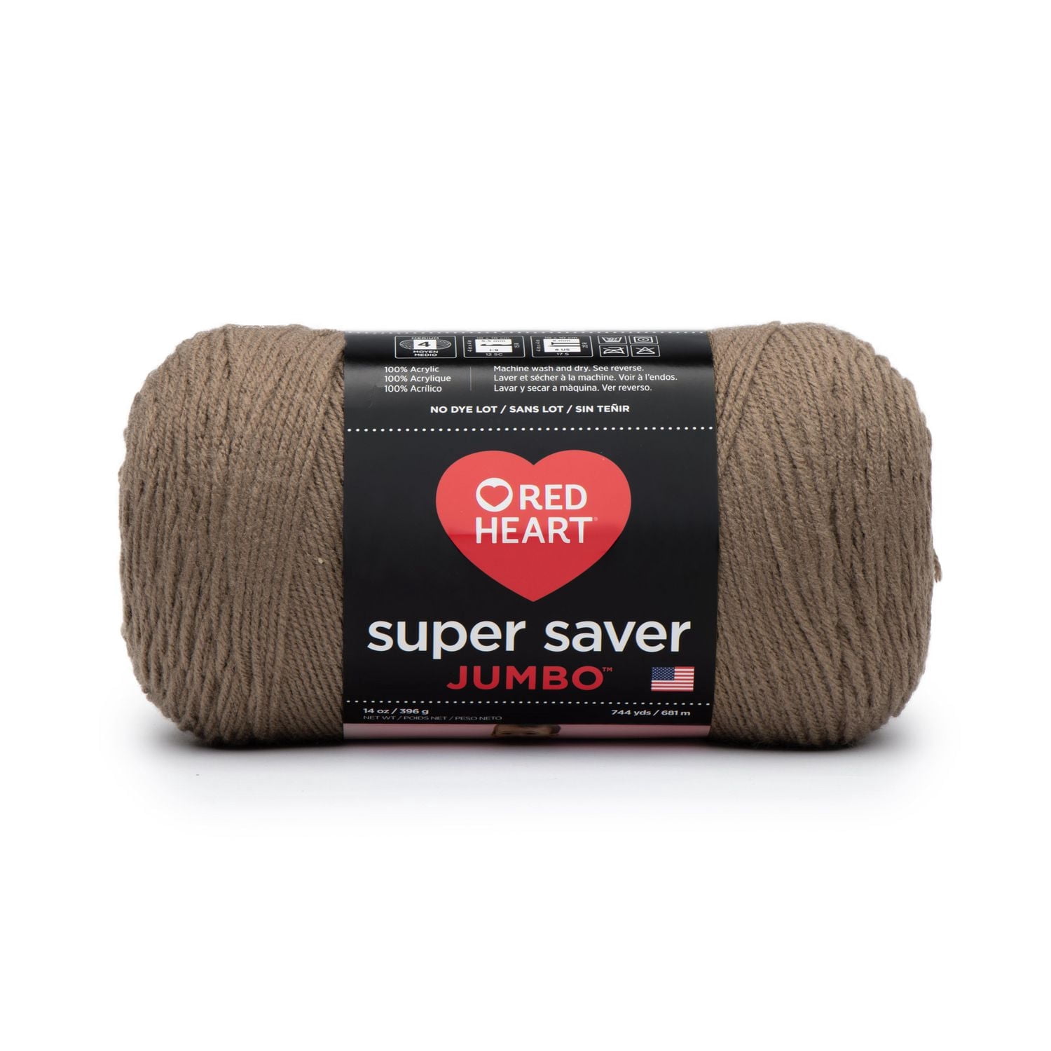 Red Heart® Fil Jumbo Super Saver®, Acrylique #4 Moyen, 14oz/396g