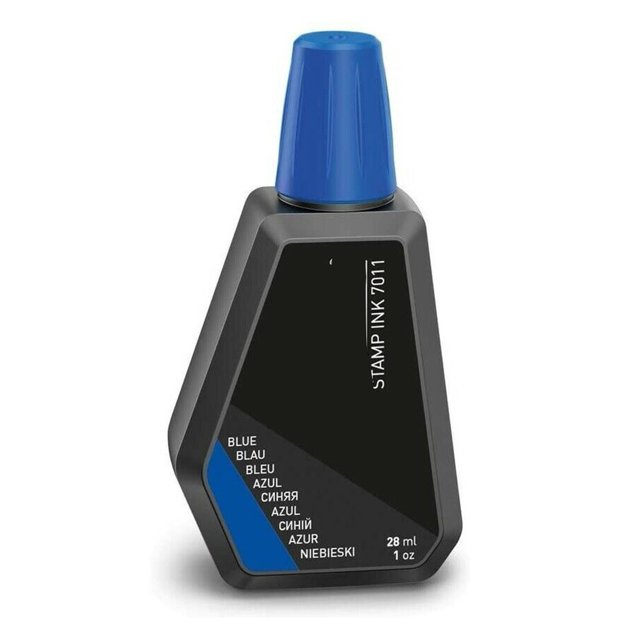 Bgsha 7011 Stamp Pad Ink 28 Ml (Colours) Red / Blue / Black / Green / Purple For All Ink Pads Can Be Refilled Tools
