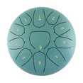 thumbnail image 1 of Tambour à Languette en Acier de 6 Pouces, 11 Notes, Tambour de Handpan avec Maillet de Tambour, Pics à Doigt, Percussion, 1 of 8