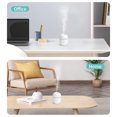 thumbnail image 3 of Labymos 220mL Mist Humidifier with Night Light Portable Desk Quiet Cool USB Humidifier Waterless Auto-Off Humidifier for Home Travel Office Bedroom, 3 of 7
