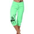 thumbnail image 1 of Achat en Ligne! Georges Pantalons de Randonnée Joggers Femme Mode Cordon Poches Taille Élastique Capris à Imprimé, 1 of 6