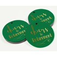 thumbnail image 3 of Inkdotpot Pack Of 100 Cheers To Retirement Favor Paper Tags Craft Real Gold Foil Hang Tags, 3 of 6