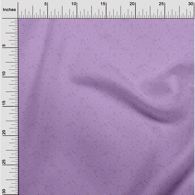 oneOone Organic Cotton Poplin Twill Fabric Triangle & Cat Face Animal Decor Fabric Printed BTY 42 Inch Wide