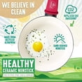 thumbnail image 2 of GreenLife Soft Grip Healthy Ceramic Nonstick Cookware Pots and Pans Set, 16 Piece, Red, 2 of 5