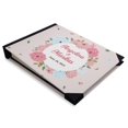 thumbnail image 2 of Darling Souvenir Pink Floral Wreath Printed Hardbound Cover Guestbook For Wedding Guest Sign In Book Registry-9 x 12 Inches, 2 of 5