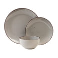 thumbnail image 1 of Safdie & Co. Utopia 12 Piece Dinnerware Set, Service for 4, Fiesta Dinnerware, Home Trends and Home Food Network Essentials, Stoneware Dinner Plates, Grey, 1 of 8