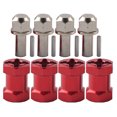 thumbnail image 1 of Car Accessories, Wheel Hub Adaptor, Professional Red Hub Hex Adaptor, For  Hsp Redcat Remote Control Crawler For 5Mm Hexes Hubs, 1 of 8