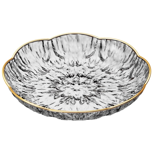 Birdeem Assiettes à Collation de 6,3 Po, Ensemble de 1, Plateau de Service Élégant pour Table à Café, Plat Polyvalent pour Fruits, Bonbons et hors-D'œuvre