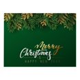 thumbnail image 2 of Oleegame 1PC Placemat Christmas Table Placemats Christmas Rustic Vintage Washable Table Mats, 2 of 4