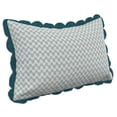 thumbnail image 3 of HOMETRENDS 20" x 12" Wave Outdoor Lumbar Toss Cushion, Fade Resistant, 3 of 9