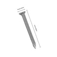 thumbnail image 2 of ifundom Stainless Steel Cement Wall Nails Hardened Steel Nail Kit for Construction Projects, 2 of 7