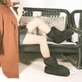 thumbnail image 3 of USB Foot Warmer Washable Massage Warm Comfortable Heated Shoes Home Use Office Black, 3 of 8