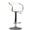 White, variant on Heavenly Collection Adjustable Stool with stainless steel base SET OF 3