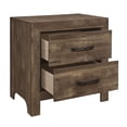 thumbnail image 4 of Topline Home Furnishing Table de chevet marron rustique, 4 of 4