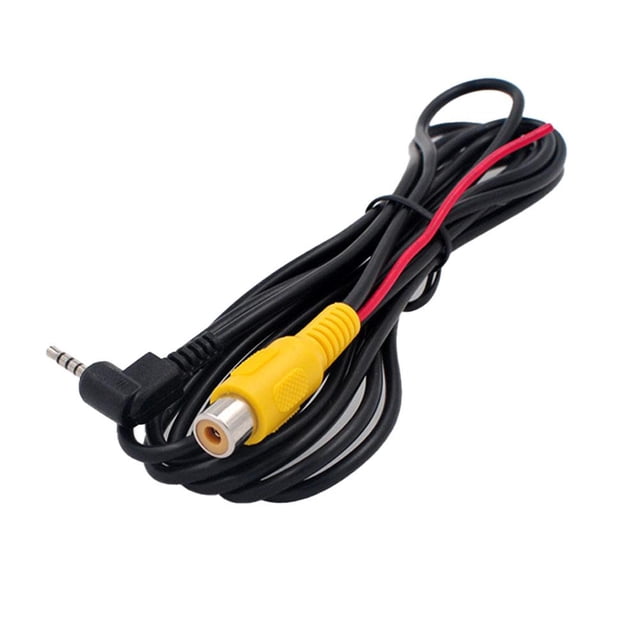 SharkTRUE Female RCA to 2.5MM AV IN Cable suit Car DVR Rear View Yd Camera Adapter