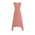 thumbnail image 4 of Ovzne Robes d'Été pour Femmes Robe d'Été Robes pour Femmes Sans Manches Col Rond à Cordon Décontractée à Volants Ligne A Mini-Robe Robe pour Femmes Liquidation, 4 of 7