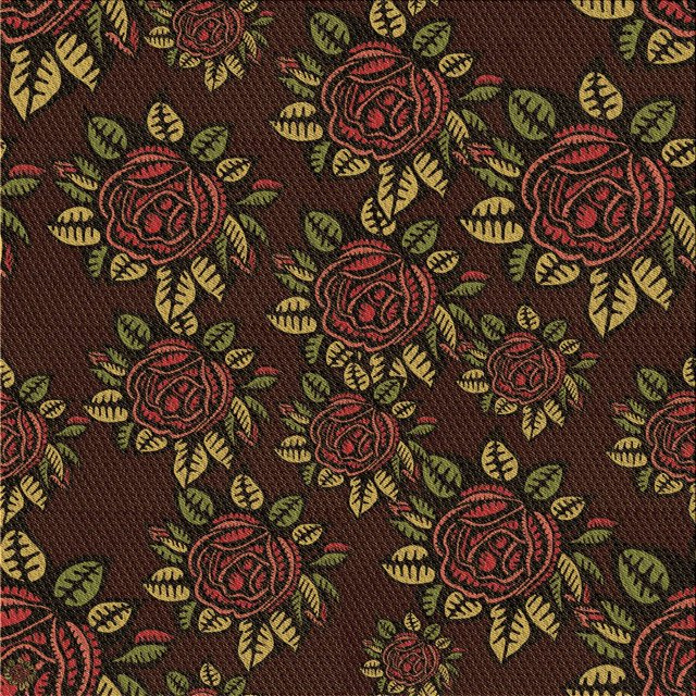 Ahgly Tapis d'Intérieur Lavable en Machine Carré Marron Selle, 4 Pieds Carré