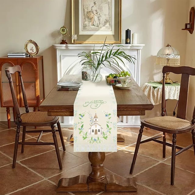 ABPWLY Colorful Table Flag Easter Restaurant Living Room Tabletop Decoration Ambience Decoration Suitable for Families and Restaurants Four Sizes Available Clearance House Supplies Canada Days
