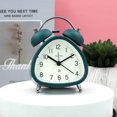 thumbnail image 2 of Maytalsory Loud Alarm Clock For Bedroom With Nightlight Function Metal Bell Battery Powered Battery Powered Dark green, 2 of 6