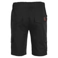 thumbnail image 4 of Men‘s Cargo Sports Short Pants Casual Slim Fit Solid Drawstring Elastic Waist Shorts With Pockets, 4 of 6