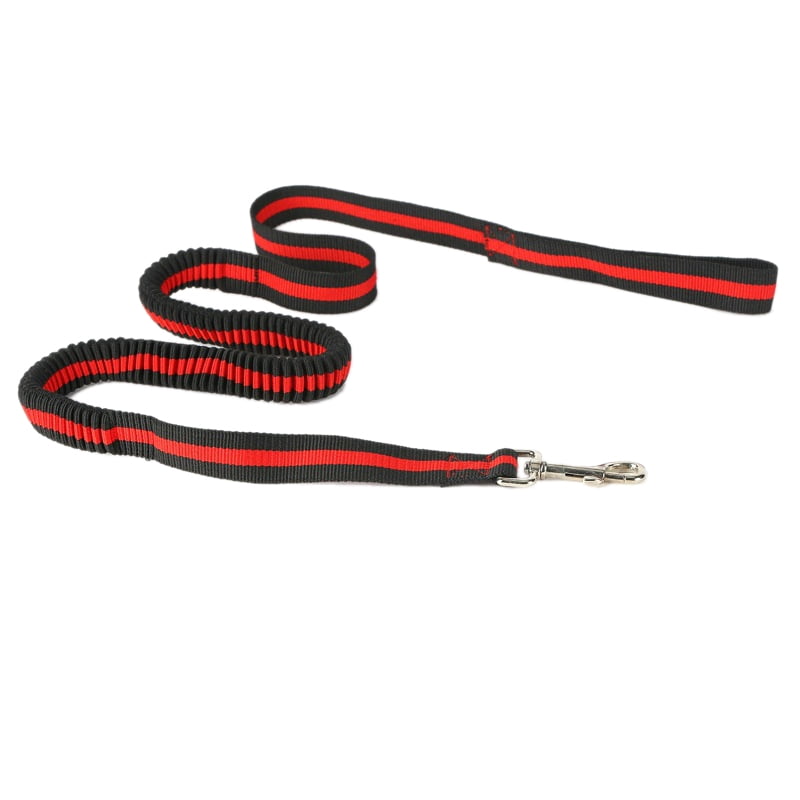 Yeacher Noctilucent Elastic Adjustable Retractable Rope Dog Running Leash Shock Absorbing Restraints Durable for Pet Vest