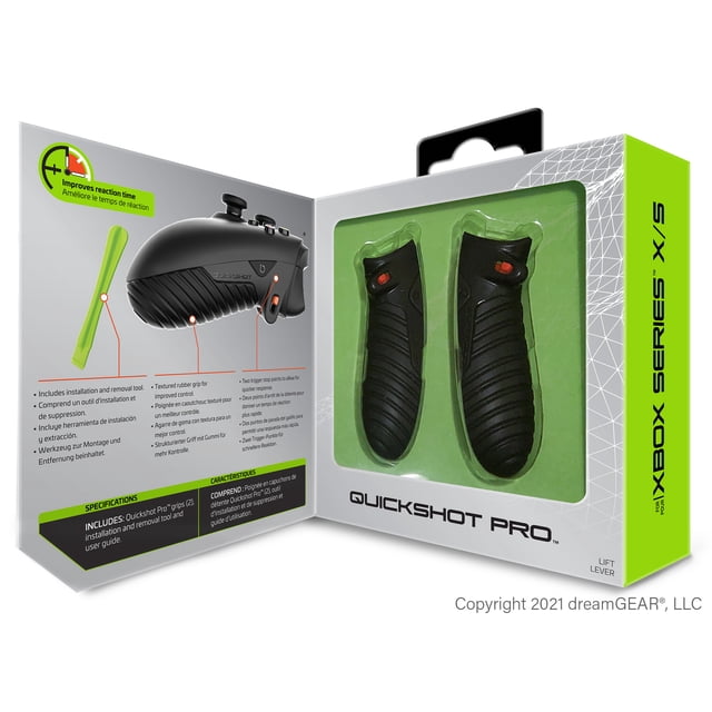 bionik Quickshot Pro - Poignée pour Manette de Jeu - pour Xbox Series S, Xbox Series X