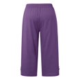 thumbnail image 5 of Women Fashion High Waisted Wide Leg Pants Drawstring Elastic Trousers Comfy Straight Leg Long Pants With Pockets, 5 of 5