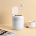 thumbnail image 1 of Save Big! Push-type Desktop Trash Can, Small Office Trash Bin with Lid, Coffee Table Waste Bin, Study Room Living Room Trash Can, Desk Organizer Waste Container, 1 of 6
