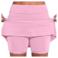 thumbnail image 1 of Jupe de Tennis Décontractée pour Femmes avec Poche, Tenue Active pour Yoga, Sport, Performance, Style Jupe-Short, 1 of 6