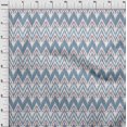 thumbnail image 3 of oneOone Georgette Viscose Fabric Chevron Ikat Fabric Prints By Yard 42 Inch Wide, 3 of 4