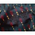 thumbnail image 4 of oneOone Silk Tabby Fabric Stripe & Paisley Ikat Decor Fabric Printed BTY 42 Inch Wide, 4 of 4