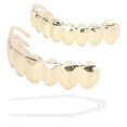 thumbnail image 1 of Hip Hop Teeth Set, Teeth Decoration Protection Golden Hip Hop Teeth Brace Right Size Stylish Exquisite  For Halloween Parties For Fashion Shows, 1 of 8