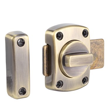 Zinc Alloy Sliding Door Lock Latch  Buckle, Sliding Door Lock for Cabinet Closet Cupboard