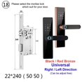 thumbnail image 2 of Serrure Électronique Bluetooth Serrure Intelligente pour Porte Serrure à Empreinte Digitale Mot de Passe Carte IC Clé pour Maison Intelligente, Maison Intelligente Intégrée, 2 of 5