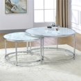 thumbnail image 2 of Steve Silver Rayne Tables de Cocktail Gigognes en Faux Marbre, 2 of 6