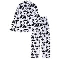 thumbnail image 1 of Shisuyan 1 Ensemble Femmes Pyjama à Manches Longues Pantalon Long Maison Motif Vache (TG), 1 of 8
