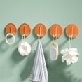 thumbnail image 1 of Deals of The Day Clearance! No Punch Green Dormitory Hooks, Wall-Mounted Jewelry Hangers, Bathroom Clothes Hooks, Multi-Purpose Storage Racks for Bathroom and Kitchen, 1 of 6