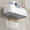 thumbnail image 4 of Toothbrush Holder for Bathroom Wall Mounted with Toothbrush Cup | Adhesive Toothbrush Toothpaste Organizer for Tiles Glass Metal | Bathroom Accessories for Toothbrush and Toothpaste Storage, 4 of 7