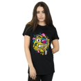 thumbnail image 2 of DC Comics T-Shirt Boyfriend en Coton pour Femmes Adolescentes Titans Go Pizza Face, 2 of 3